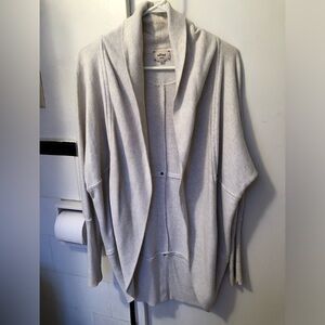 Wilfred Cream Open-Front Cardigan with Studs